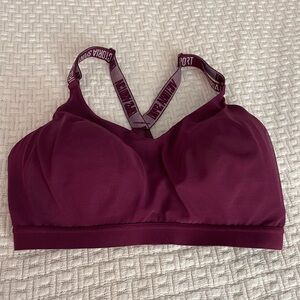 VS Sport, burgundy, 34DD, gently used.